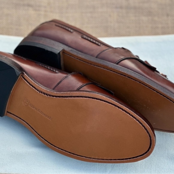 Allen Edmonds Men's Dark Brown Tassel Loafers Sz 8.5 D New! - Picture 4 of 4